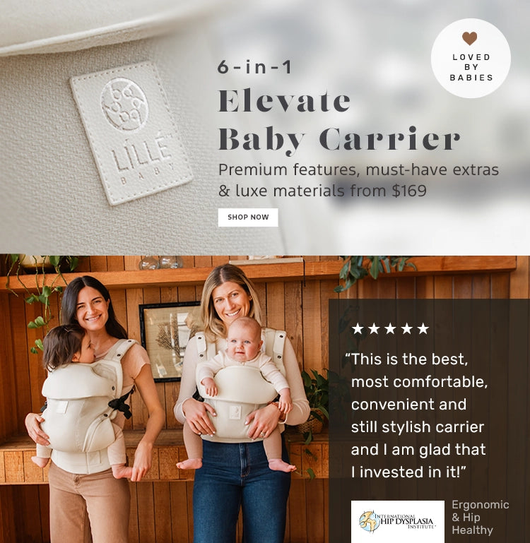 6-in-1 Elevate Baby Carrier. Premium features, must-have extras & luxe materials from $169. Loved by babies. 5-star review "this is the best, most comfortable, convenient and still stylish carrier and I am so glad I invested in it!" 