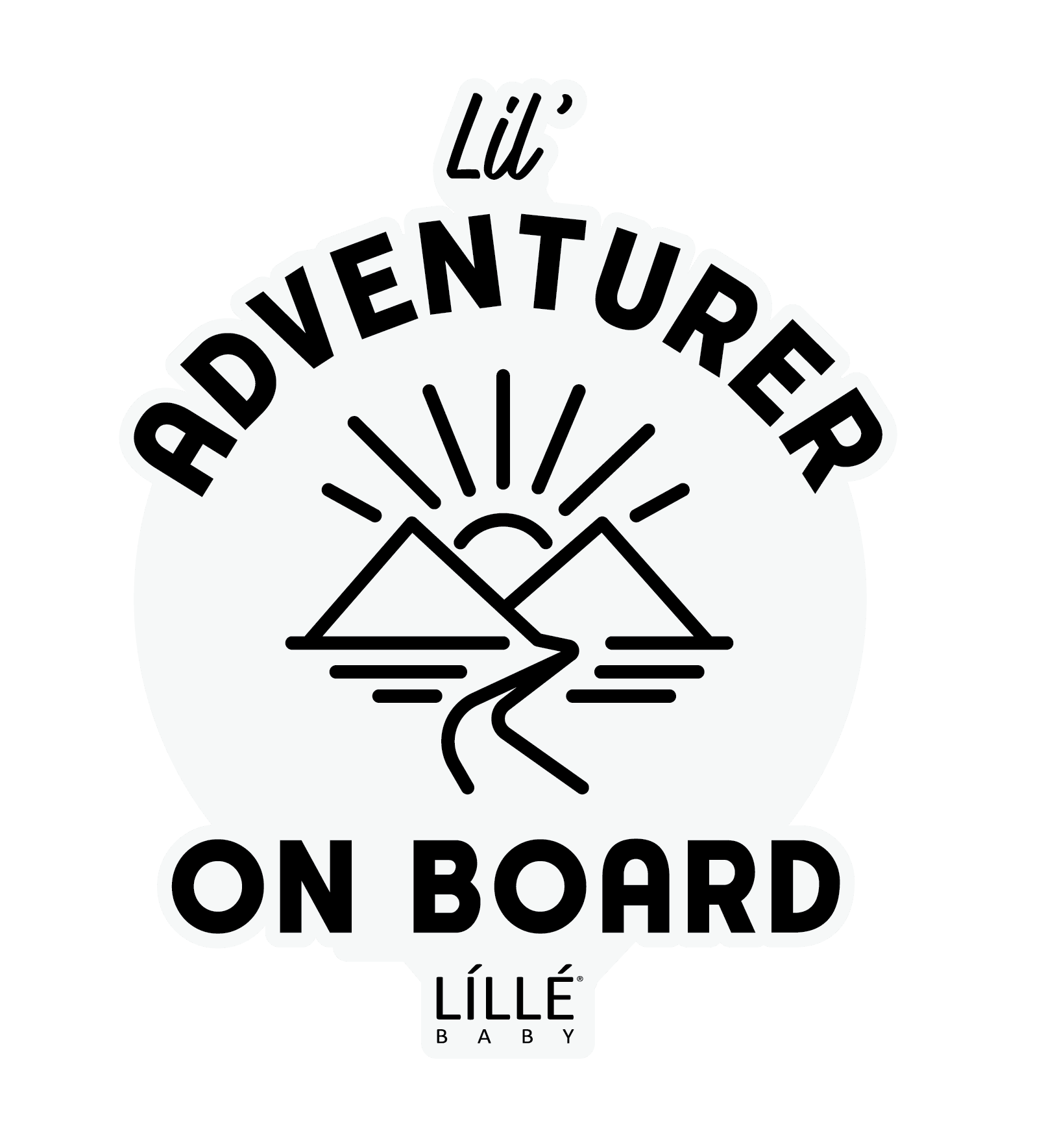 Lil' Adventurer on Board Car Magnet
