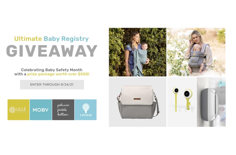 ultimate baby giveaway featuring lillebaby, moby, petunia pickle bottom, lollipop 
