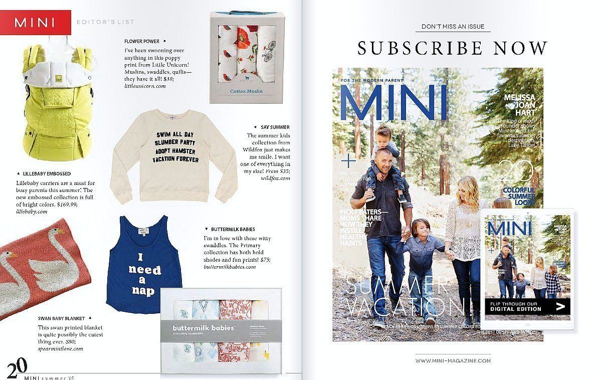 LÍLLÉbaby in the News: Mini Magazine Summer 2015