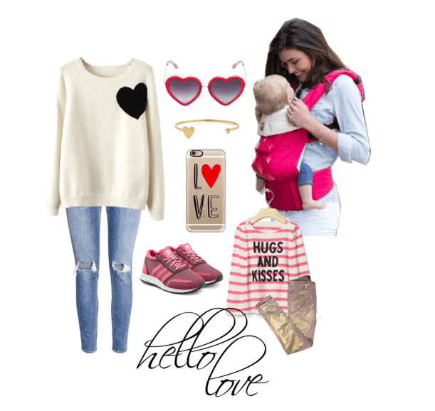 Valentine's Day Babywearing Style