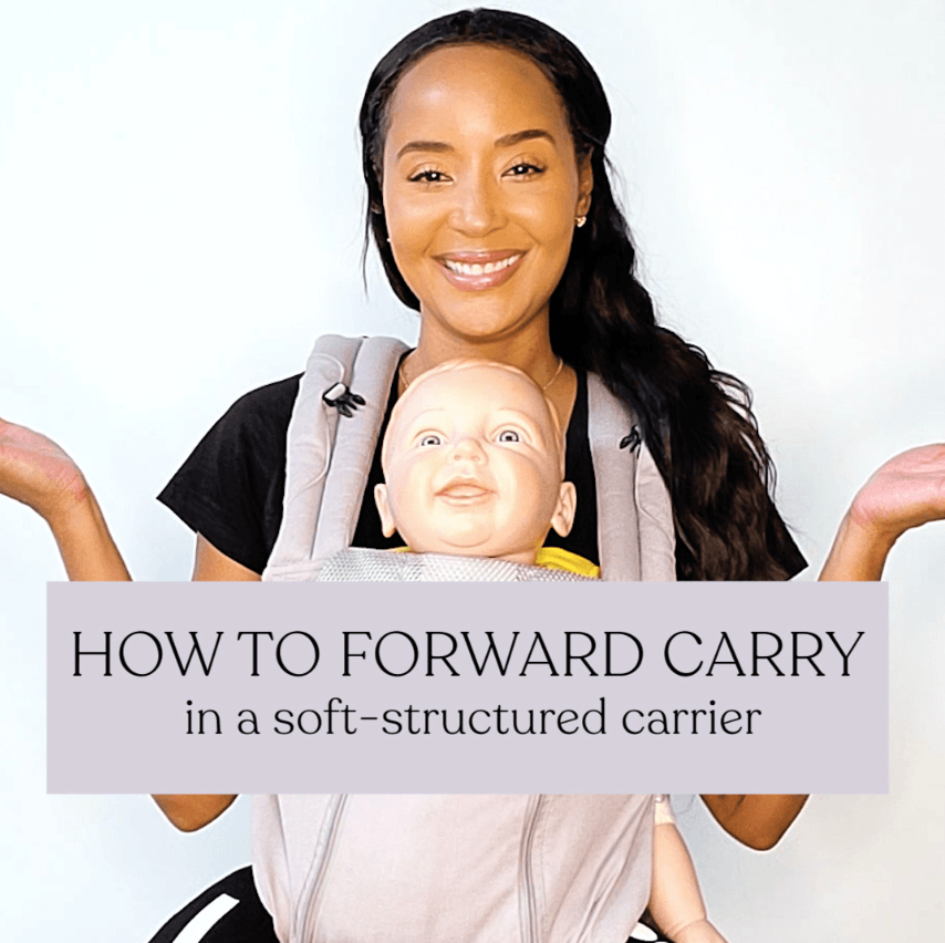 How to front forward carry baby safe and comfortable