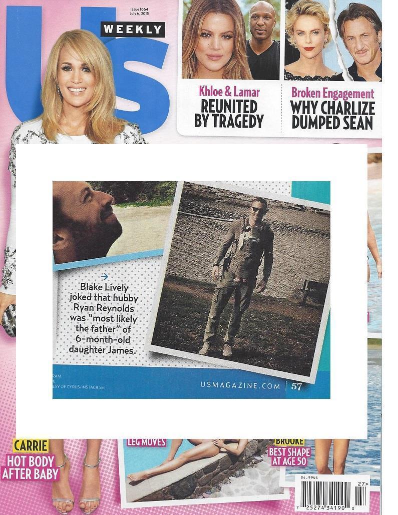 Spotted in the News: Us Weekly Cover July 2015