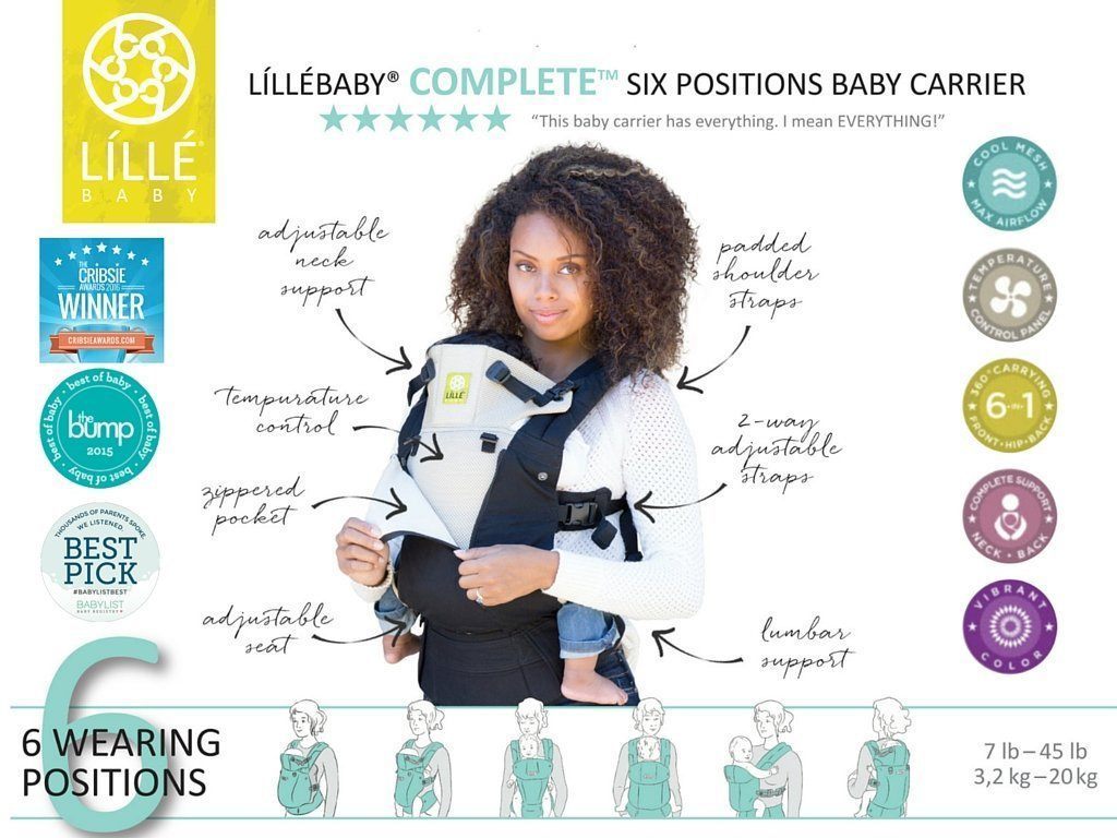 When We Say COMPLETE - The LÍLLÉbaby Six Position Baby Carrier