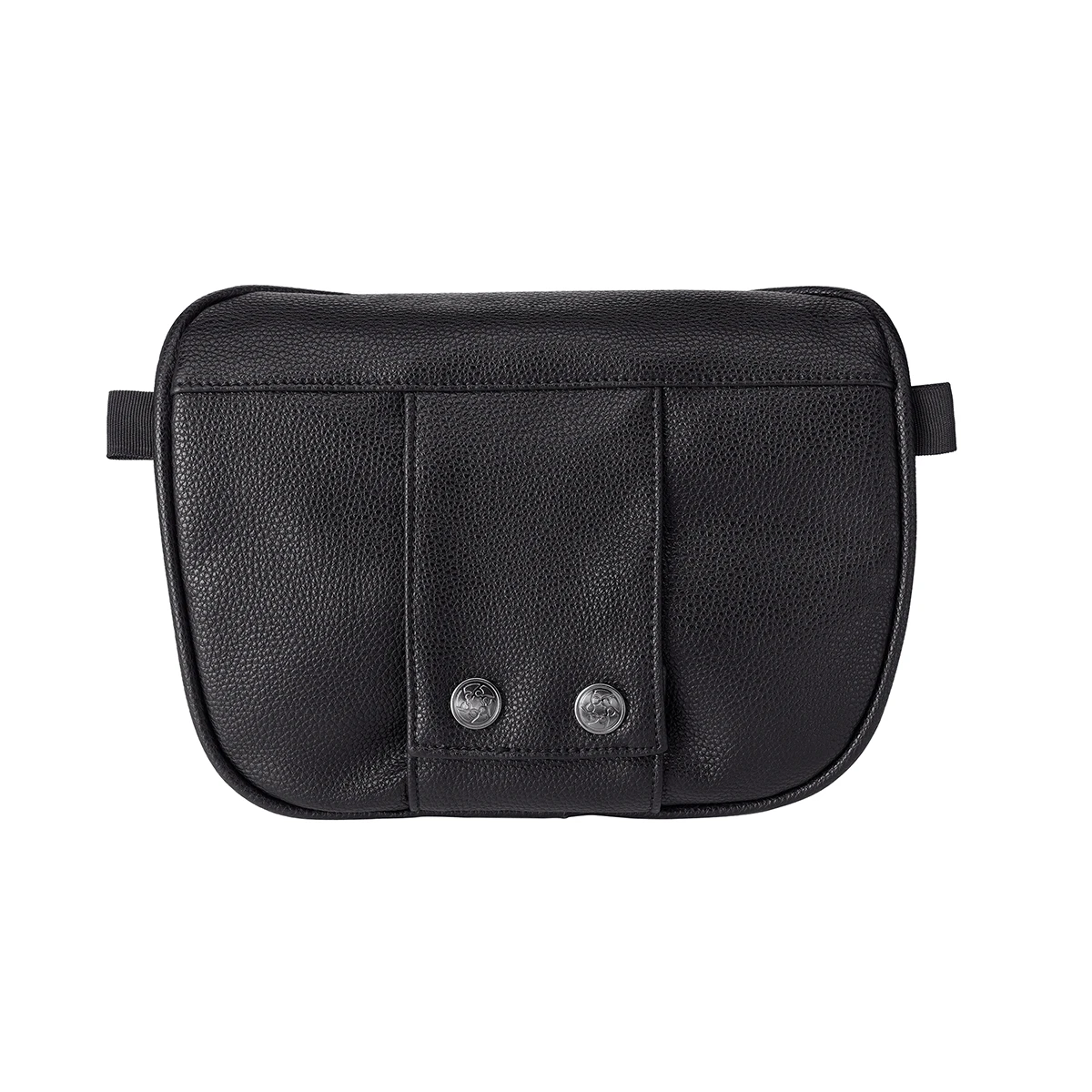 back image of Pocket Pouch Universal Baby Carrier Pocket - Black Leatherette
