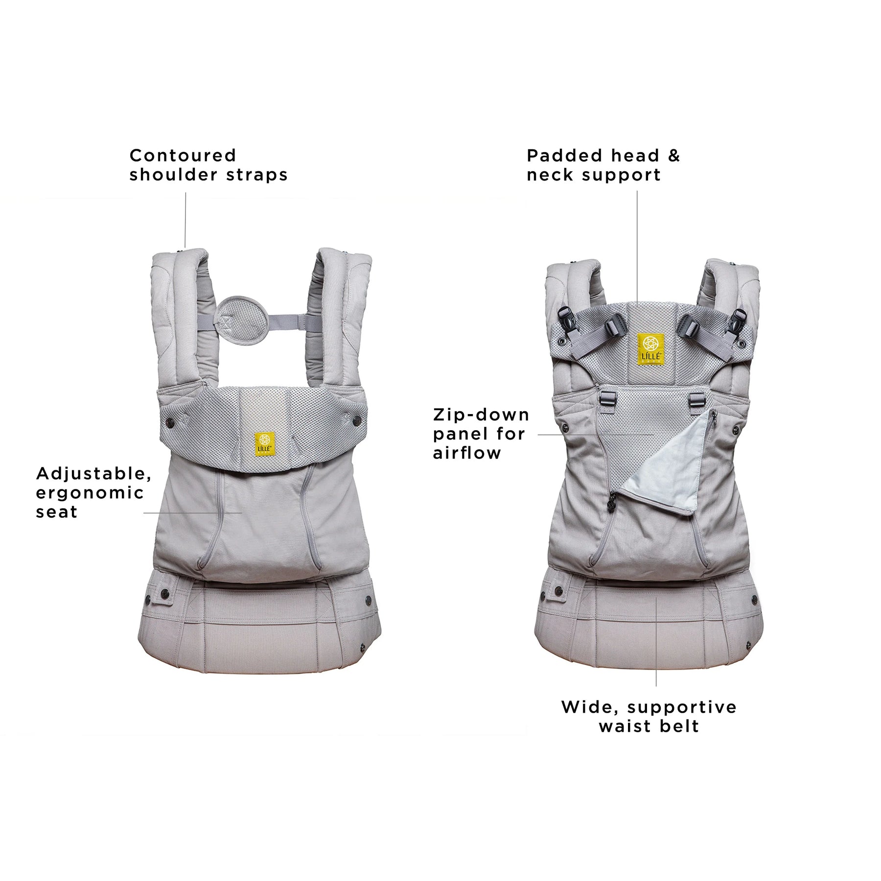 COMPLETE Baby Carrier All-Weather Grey – LÍLLÉbaby