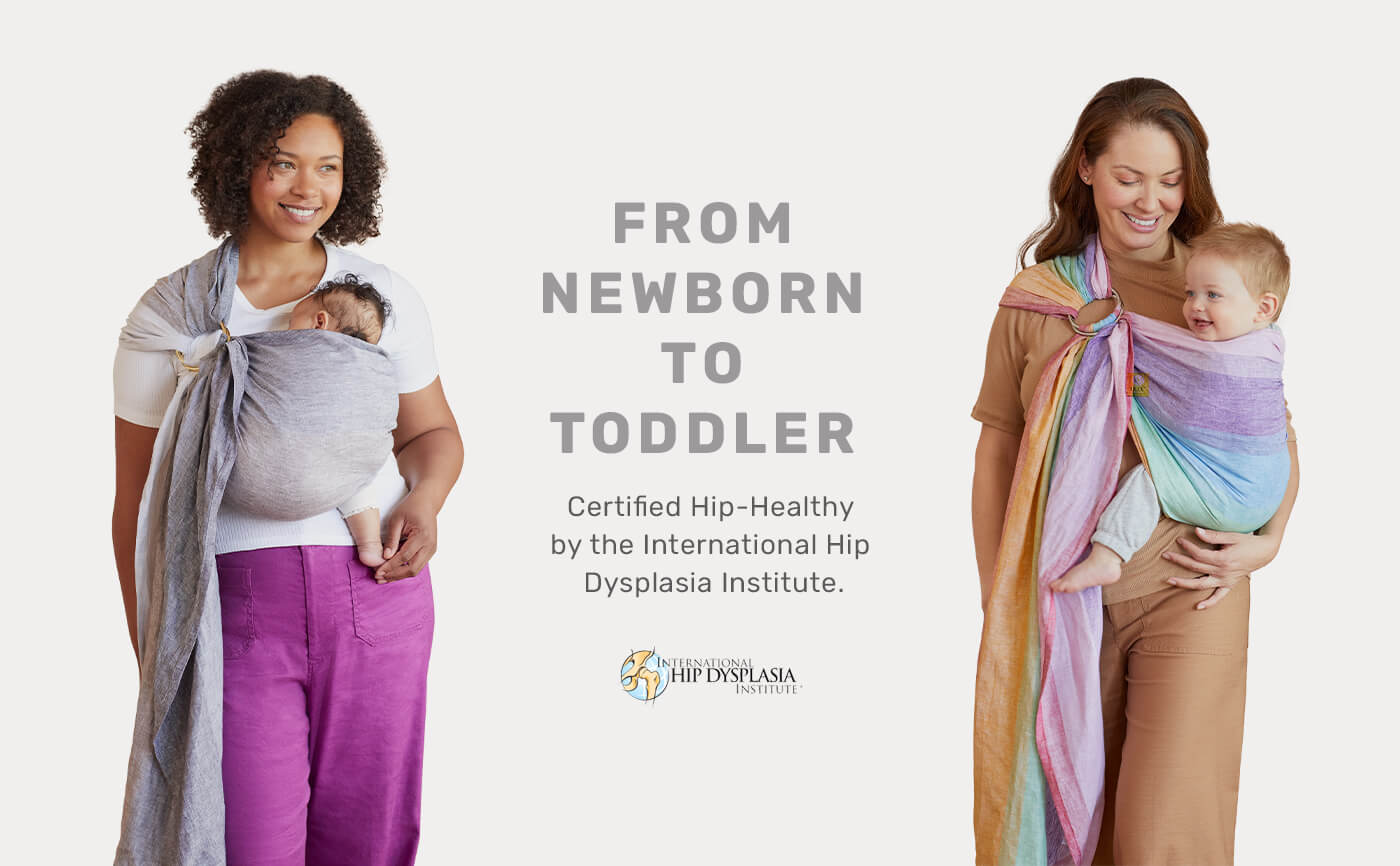 certified hip healthy product by international hip dysplasia institute from new born toddler