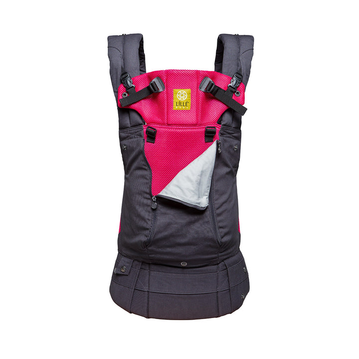 lillebaby complete all seasons baby carrier in charcoal berry