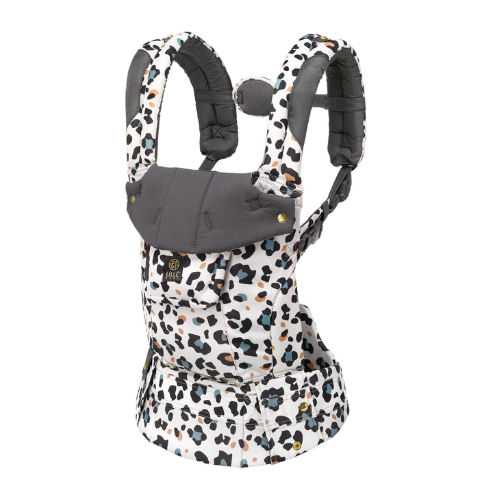 side profile image of lillebaby complete original baby carrier in desert leopard