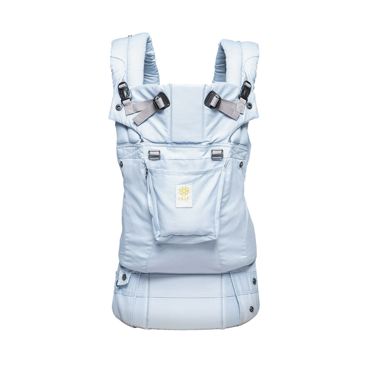 lillebaby complete organi-touch baby carrier in powder blue